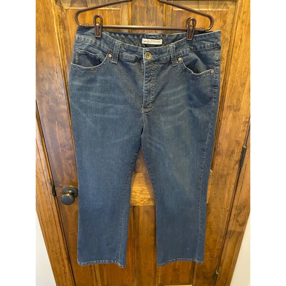 Lee Denim Jeans Slender Secret Womens Plus Size 18 Short Western Rodeo Pants - Picture 12 of 12